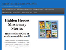 Tablet Screenshot of hiddenheroesmissionarystories.com